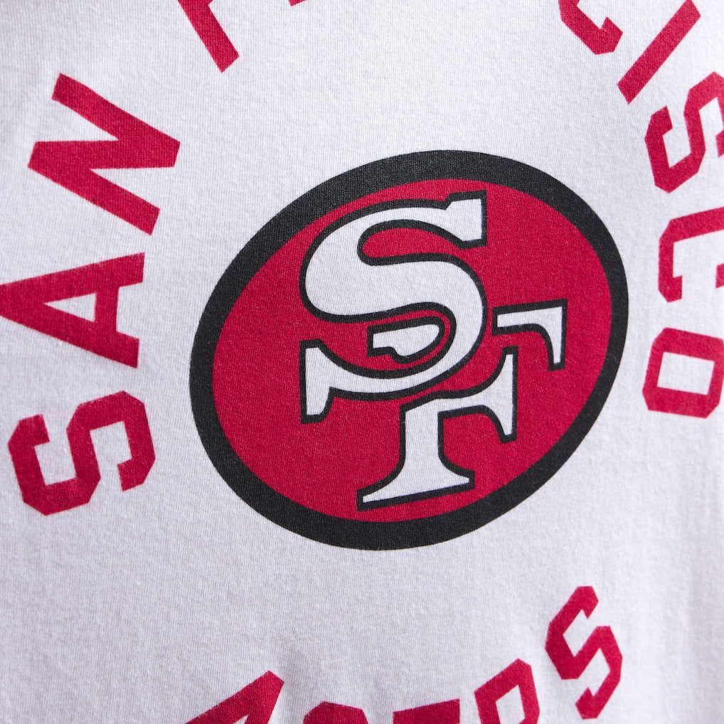 San Francisco 49ers x Todd Snyder Premium Jersey Mock Neck Tee | NFL Sale