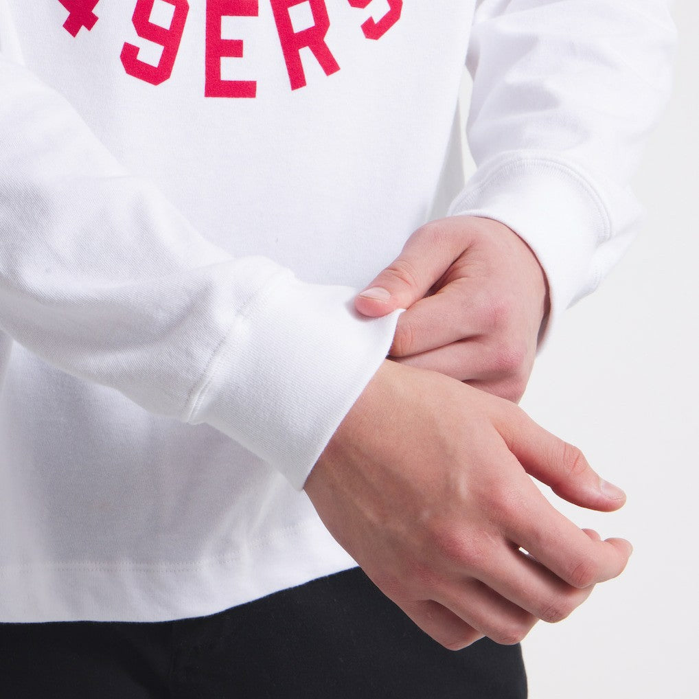 San Francisco 49ers x Todd Snyder Premium Jersey Mock Neck Tee | NFL Sale