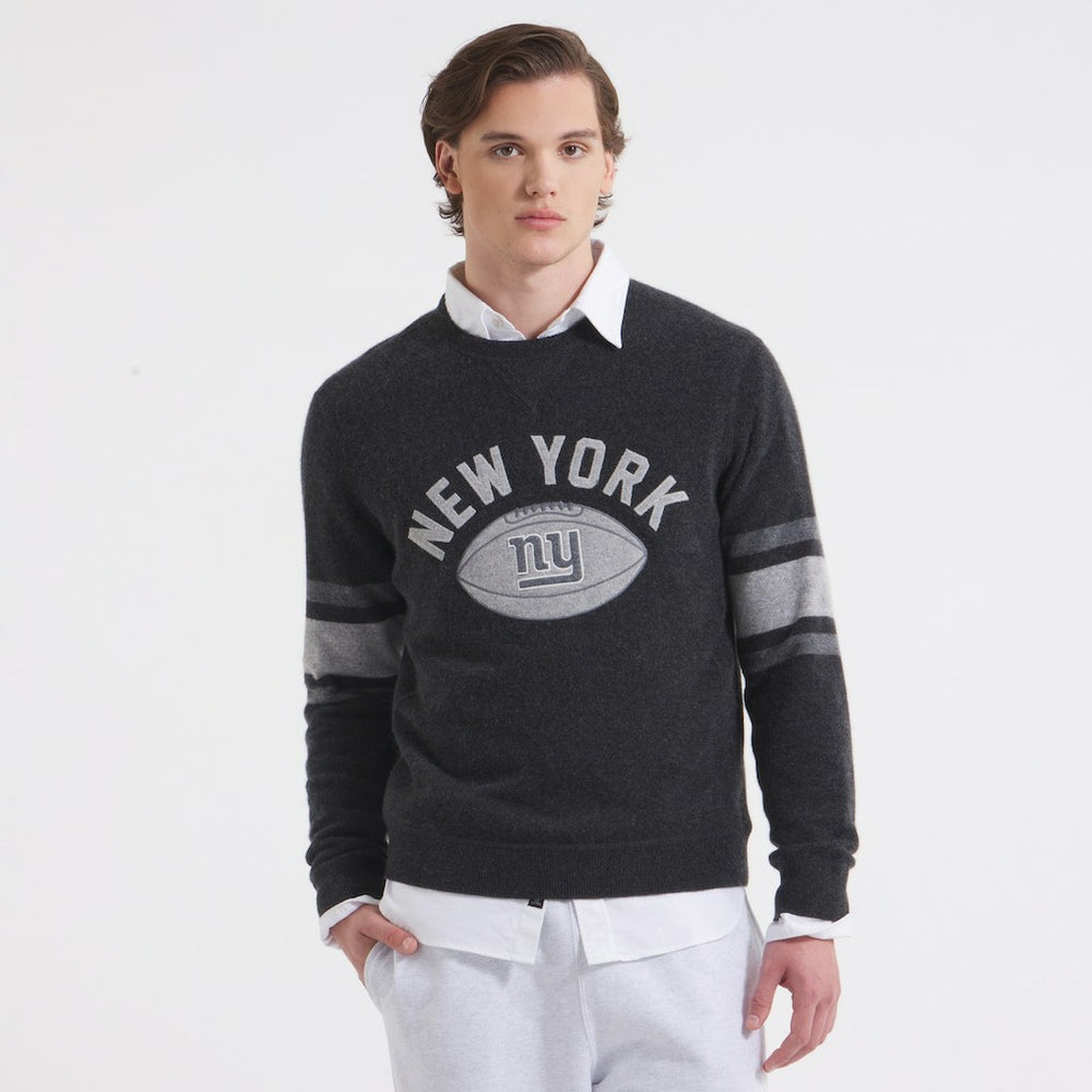 New York Giants x Todd Snyder Cashmere Crew Sweatshirt | NFL Sale