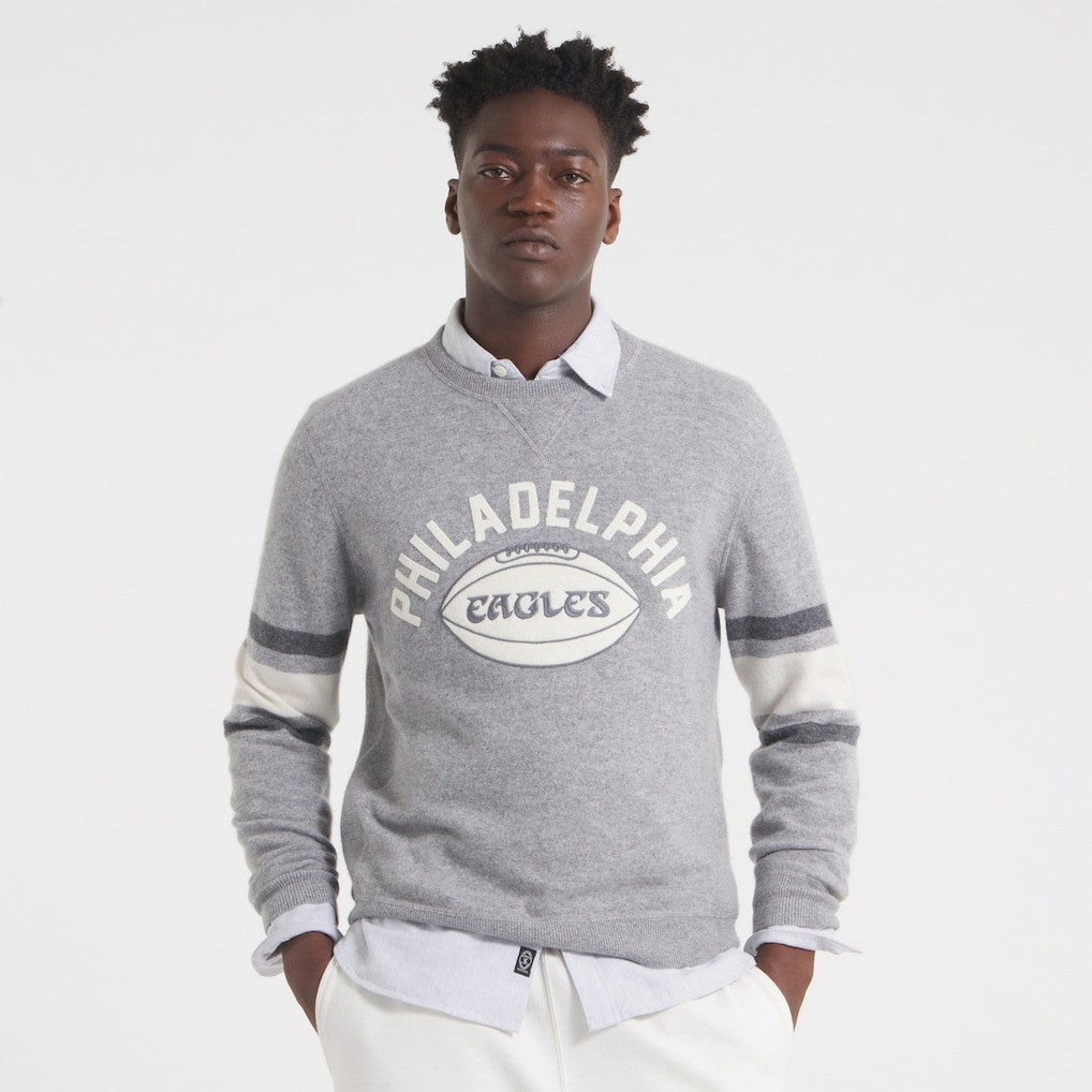 Philadelphia Eagles x Todd Snyder Cashmere Crew Sweater | NFL Outlet