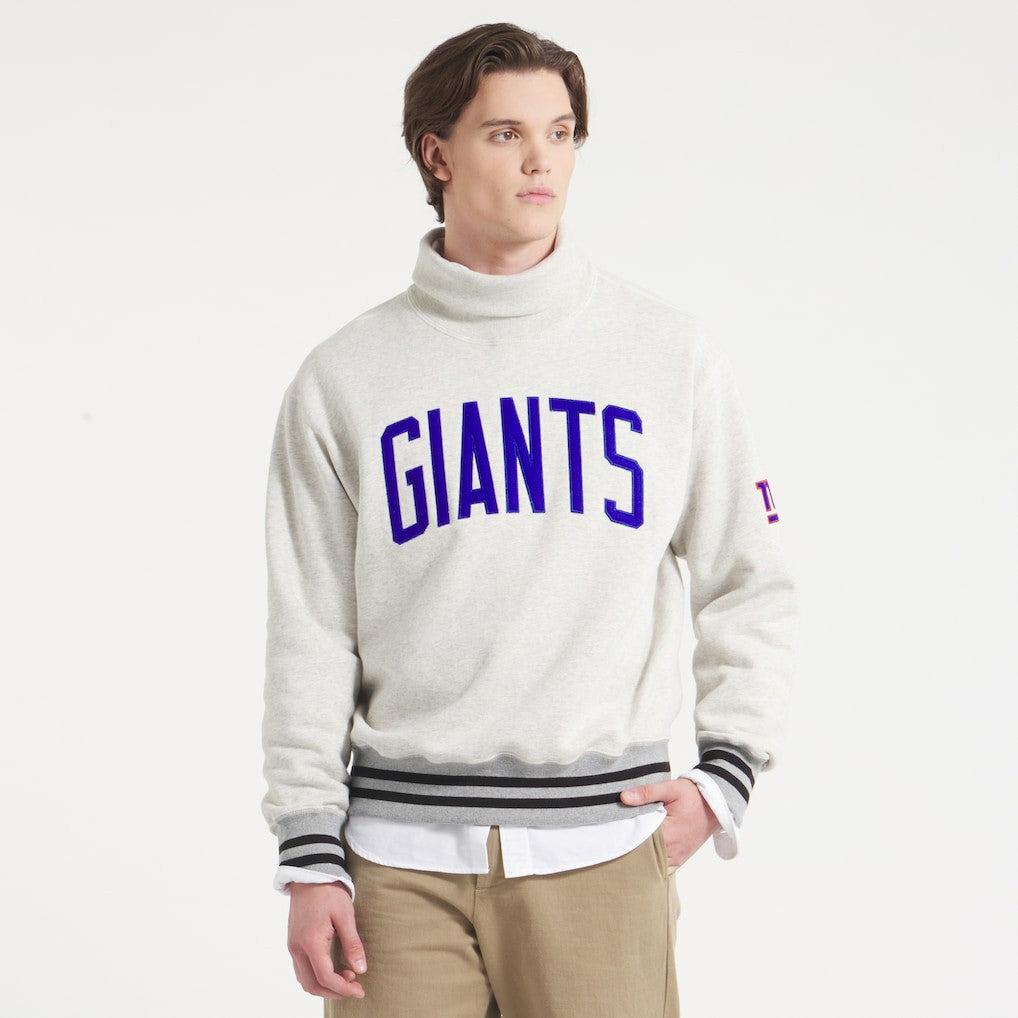 New York Giants x Todd Snyder Relaxed Canadian Fleece Turtleneck | NFL Discount