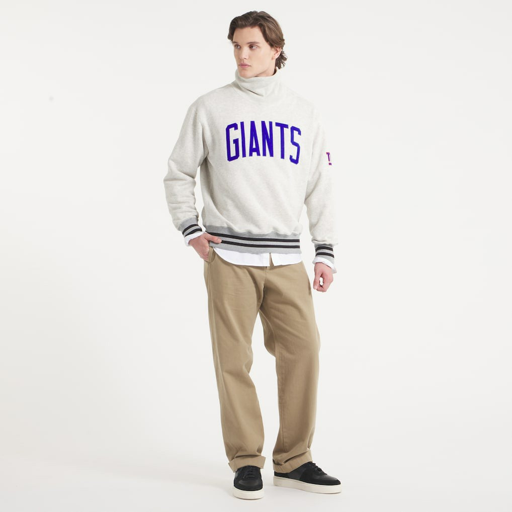 New York Giants x Todd Snyder Relaxed Canadian Fleece Turtleneck | NFL Discount
