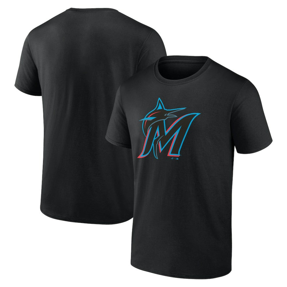 Miami Marlins Profile Big & Tall Primary Logo T-Shirt - MLB T-shirts