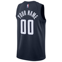 Navy Washington Wizards Jordan Brand Unisex 2024/25 Custom Swingman Jersey | NBA