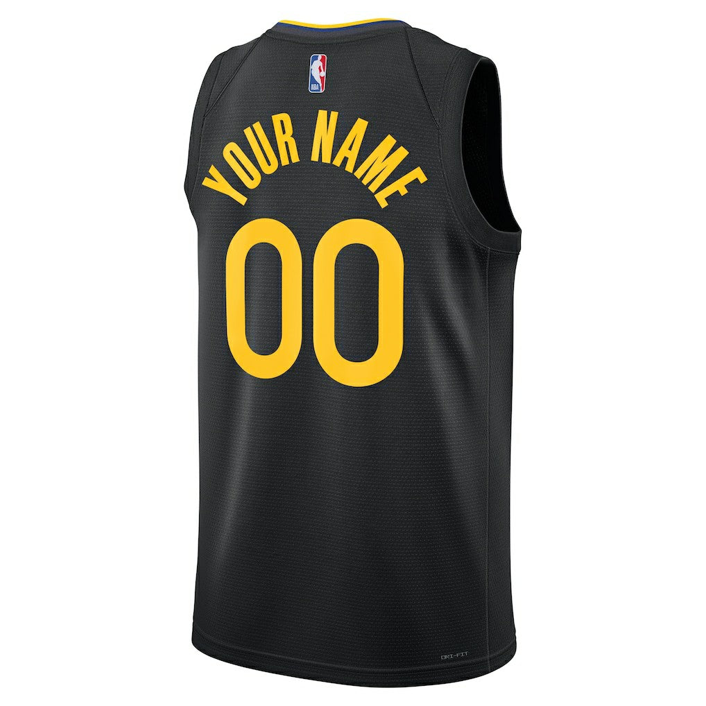 Black Golden State Warriors Jordan Brand Unisex 2024/25 Custom Swingman Jersey sale | NBA