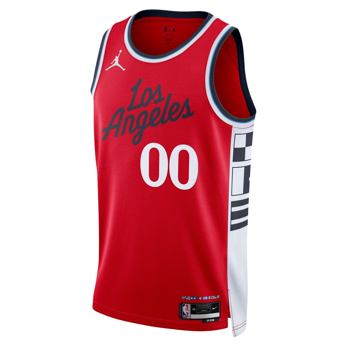 Red LA Clippers Jordan Brand Unisex 2024/25 Custom Swingman Jersey | NBA