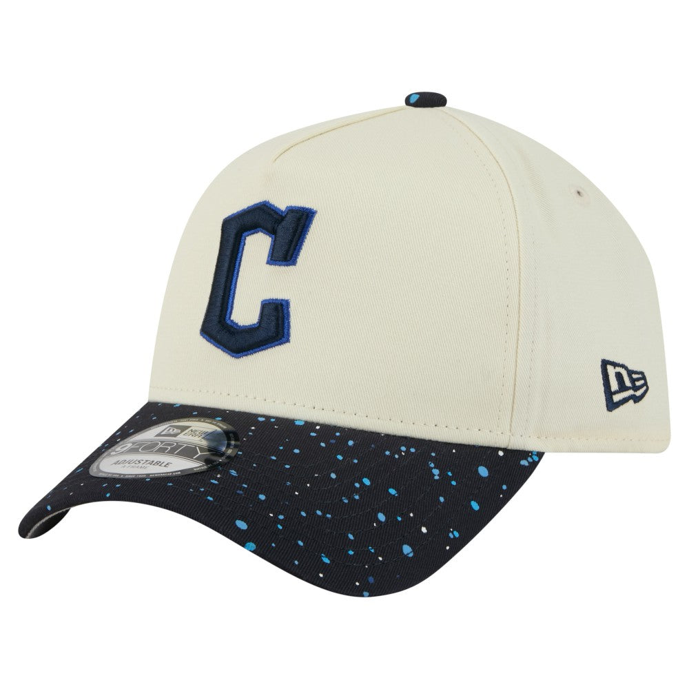 Cleveland Guardians New Era Speckle A-Frame 9FORTY Adjustable Hat - MLB Hats