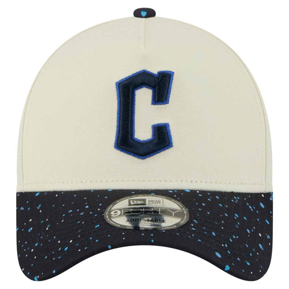 Cleveland Guardians New Era Speckle A-Frame 9FORTY Adjustable Hat - MLB Hats