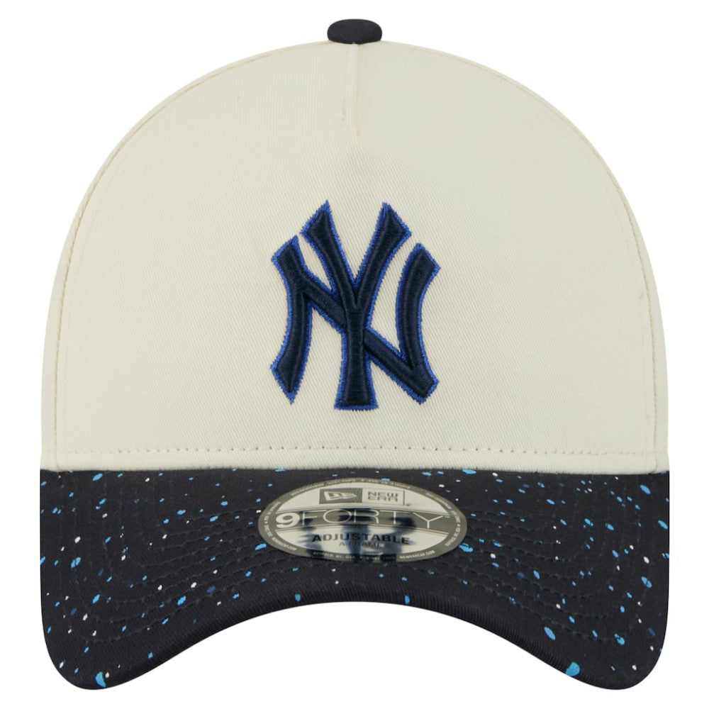 New York Yankees New Era Speckle A-Frame 9FORTY Adjustable Hat - MLB Hats