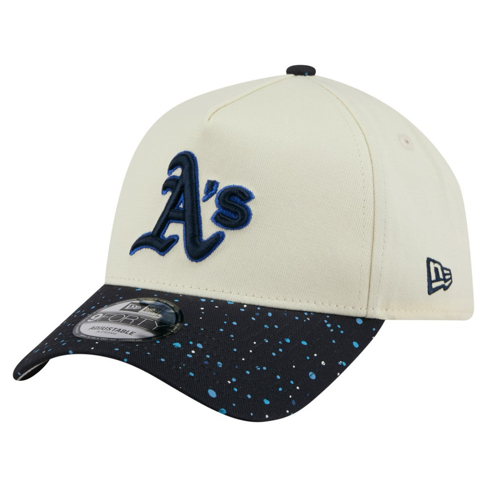Athletics New Era Speckle A-Frame 9FORTY Adjustable Hat - MLB Hats