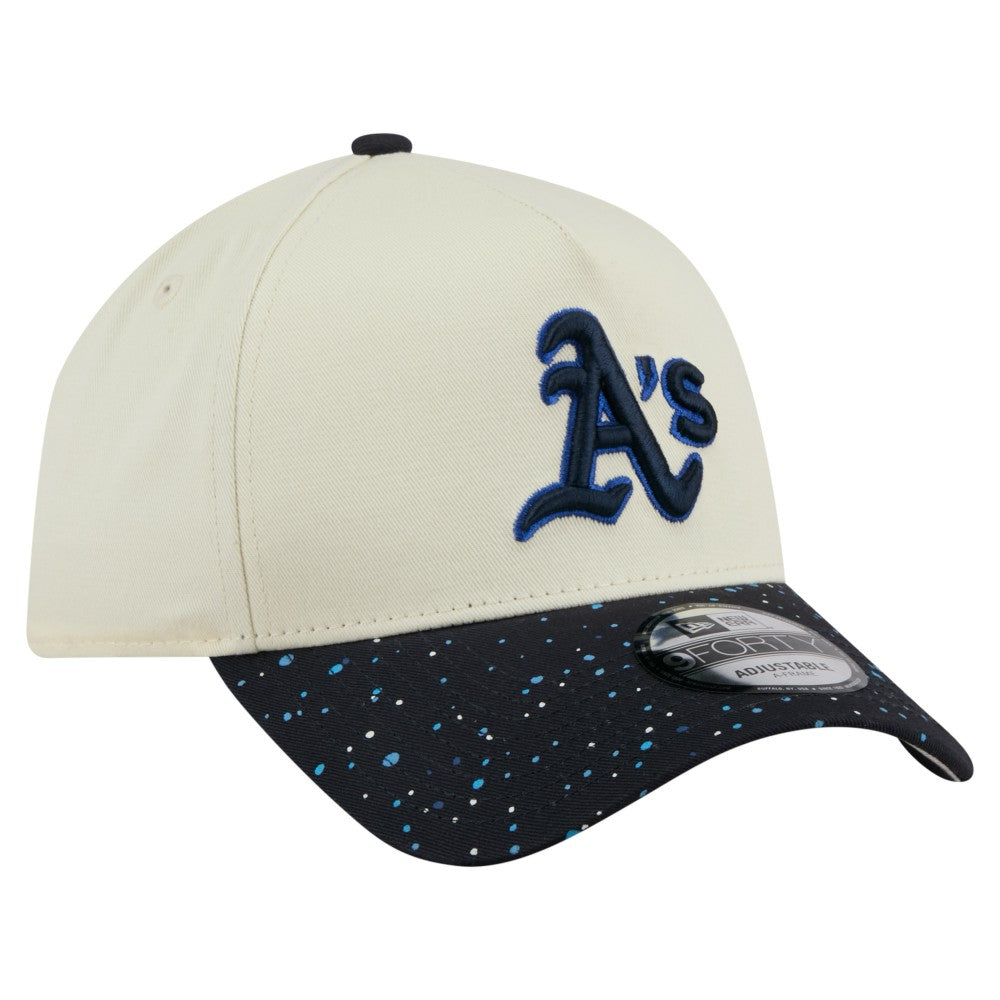 Athletics New Era Speckle A-Frame 9FORTY Adjustable Hat - MLB Hats