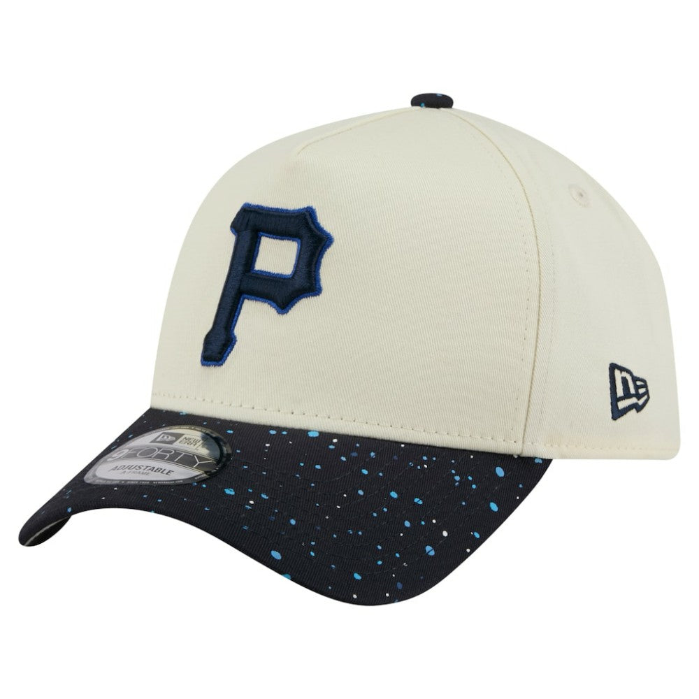 Pittsburgh Pirates New Era Speckle A-Frame 9FORTY Adjustable Hat - MLB Hats