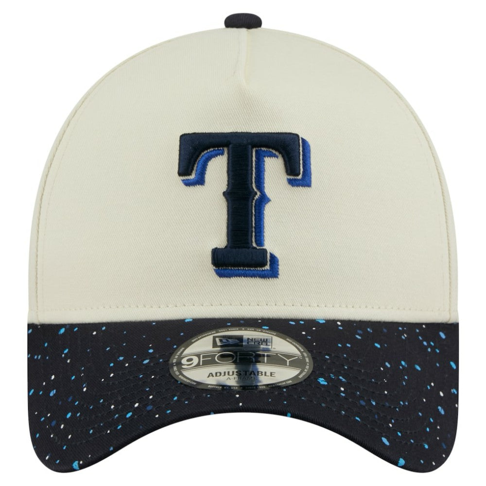 Texas Rangers New Era Speckle A-Frame 9FORTY Adjustable Hat - MLB Hats