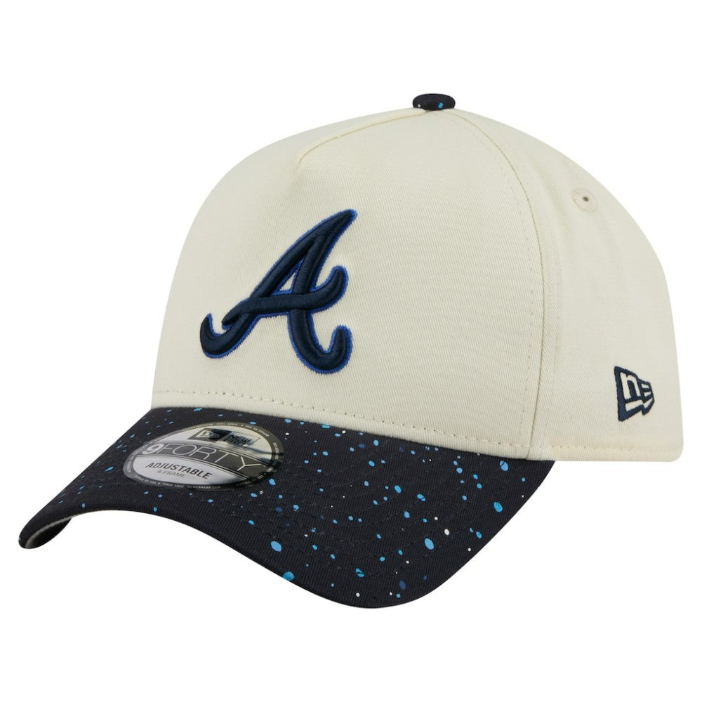 Atlanta Braves New Era Speckle A-Frame 9FORTY Adjustable Hat - MLB Hats