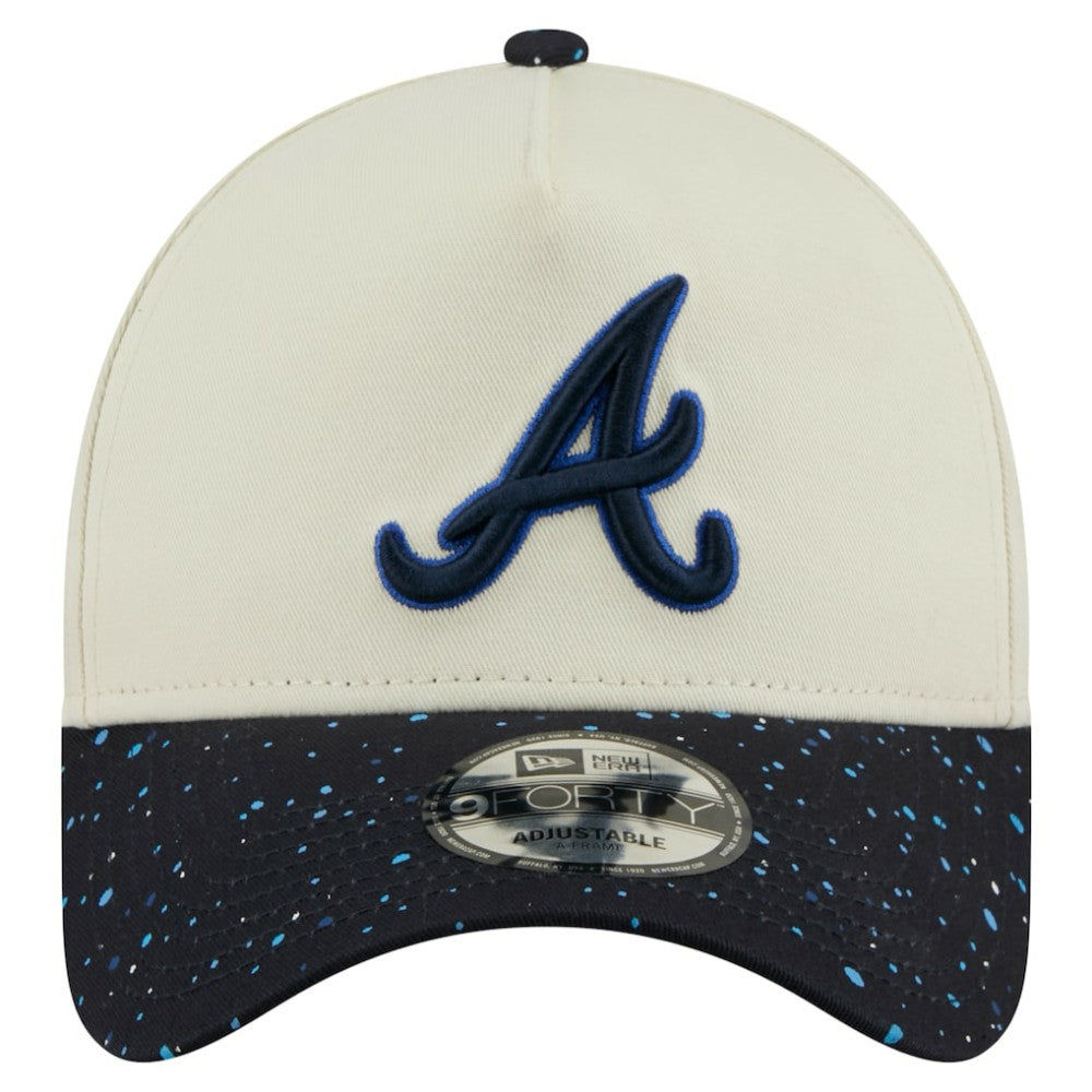 Atlanta Braves New Era Speckle A-Frame 9FORTY Adjustable Hat - MLB Hats