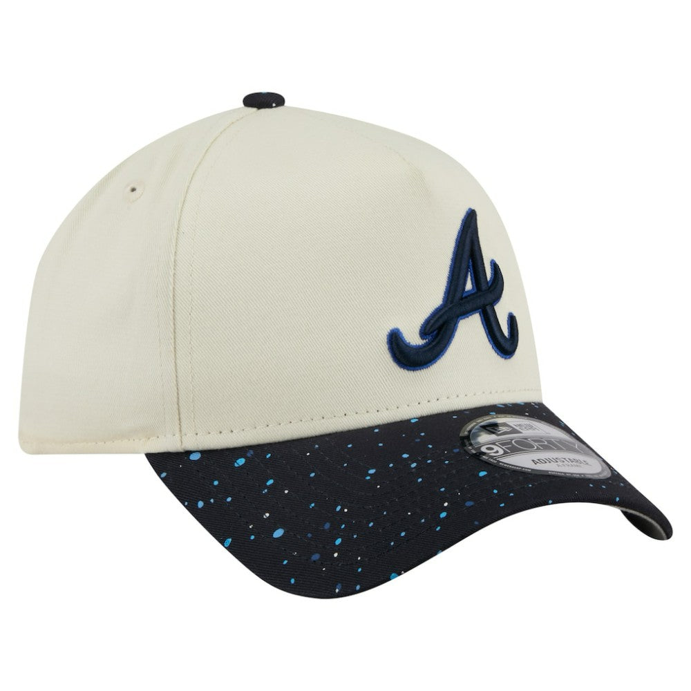 Atlanta Braves New Era Speckle A-Frame 9FORTY Adjustable Hat - MLB Hats