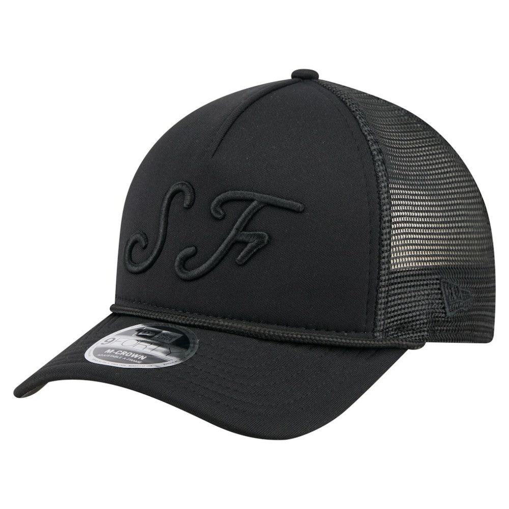 San Francisco Giants New Era City Initial 9FORTY A-Frame M-Crown Adjustable Trucker Hat - MLB Hats