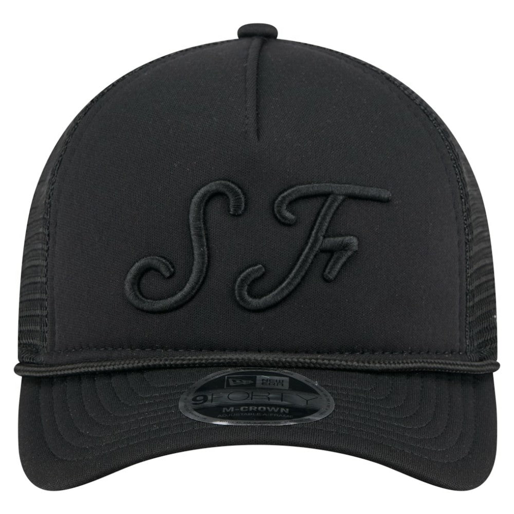 San Francisco Giants New Era City Initial 9FORTY A-Frame M-Crown Adjustable Trucker Hat - MLB Hats