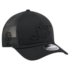 San Francisco Giants New Era City Initial 9FORTY A-Frame M-Crown Adjustable Trucker Hat - MLB Hats