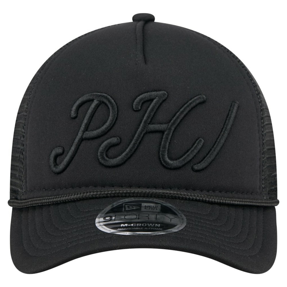 Philadelphia Phillies New Era City Initial 9FORTY A-Frame M-Crown Adjustable Trucker Hat - MLB Hats