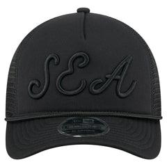 Seattle Mariners New Era City Initial 9FORTY A-Frame M-Crown Adjustable Trucker Hat - MLB Hats