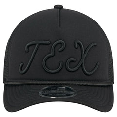 Texas Rangers New Era City Initial 9FORTY A-Frame M-Crown Adjustable Trucker Hat - MLB Hats