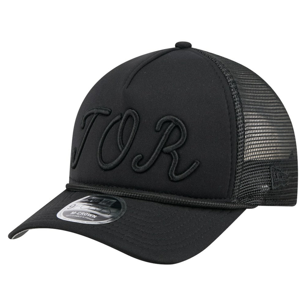 Toronto Blue Jays New Era City Initial 9FORTY A-Frame M-Crown Adjustable Trucker Hat - MLB Hats