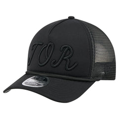 Toronto Blue Jays New Era City Initial 9FORTY A-Frame M-Crown Adjustable Trucker Hat - MLB Hats