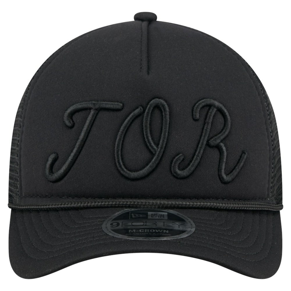 Toronto Blue Jays New Era City Initial 9FORTY A-Frame M-Crown Adjustable Trucker Hat - MLB Hats