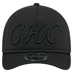 Chicago Cubs New Era City Initial 9FORTY A-Frame M-Crown Adjustable Trucker Hat - MLB Hats