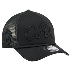 Chicago Cubs New Era City Initial 9FORTY A-Frame M-Crown Adjustable Trucker Hat - MLB Hats