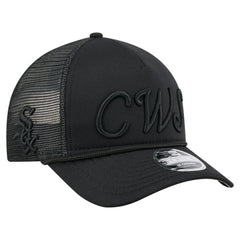 Chicago White Sox New Era City Initial 9FORTY A-Frame M-Crown Adjustable Trucker Hat - MLB Hats