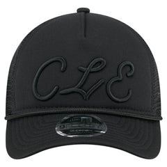Cleveland Guardians New Era City Initial 9FORTY A-Frame M-Crown Adjustable Trucker Hat - MLB Hats
