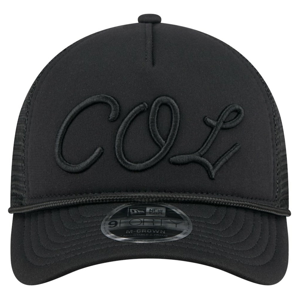 Colorado Rockies New Era City Initial 9FORTY A-Frame M-Crown Adjustable Trucker Hat - MLB Hats