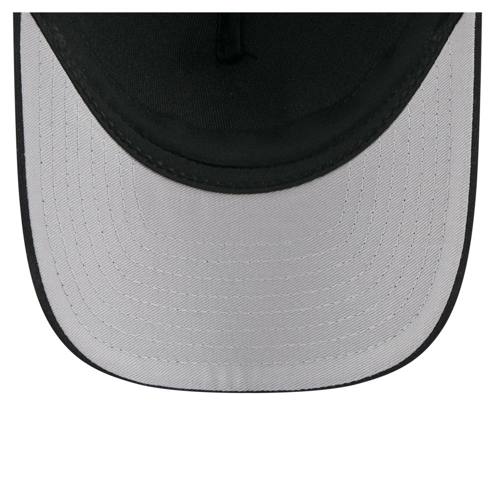 Miami Marlins New Era City Initial 9FORTY A-Frame M-Crown Adjustable Trucker Hat - MLB Hats