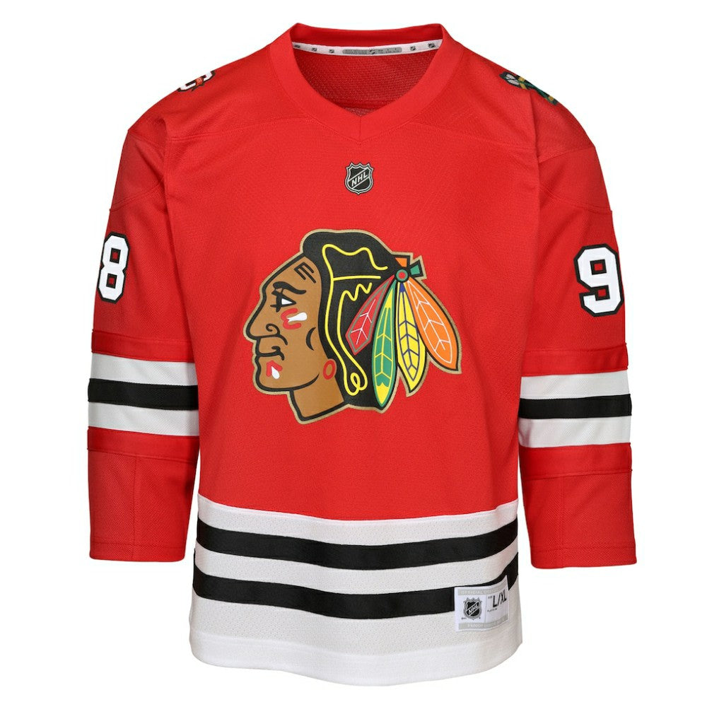 Connor Bedard Chicago Blackhawks Youth Home Centennial Premier Jersey -  NHL Jerseys