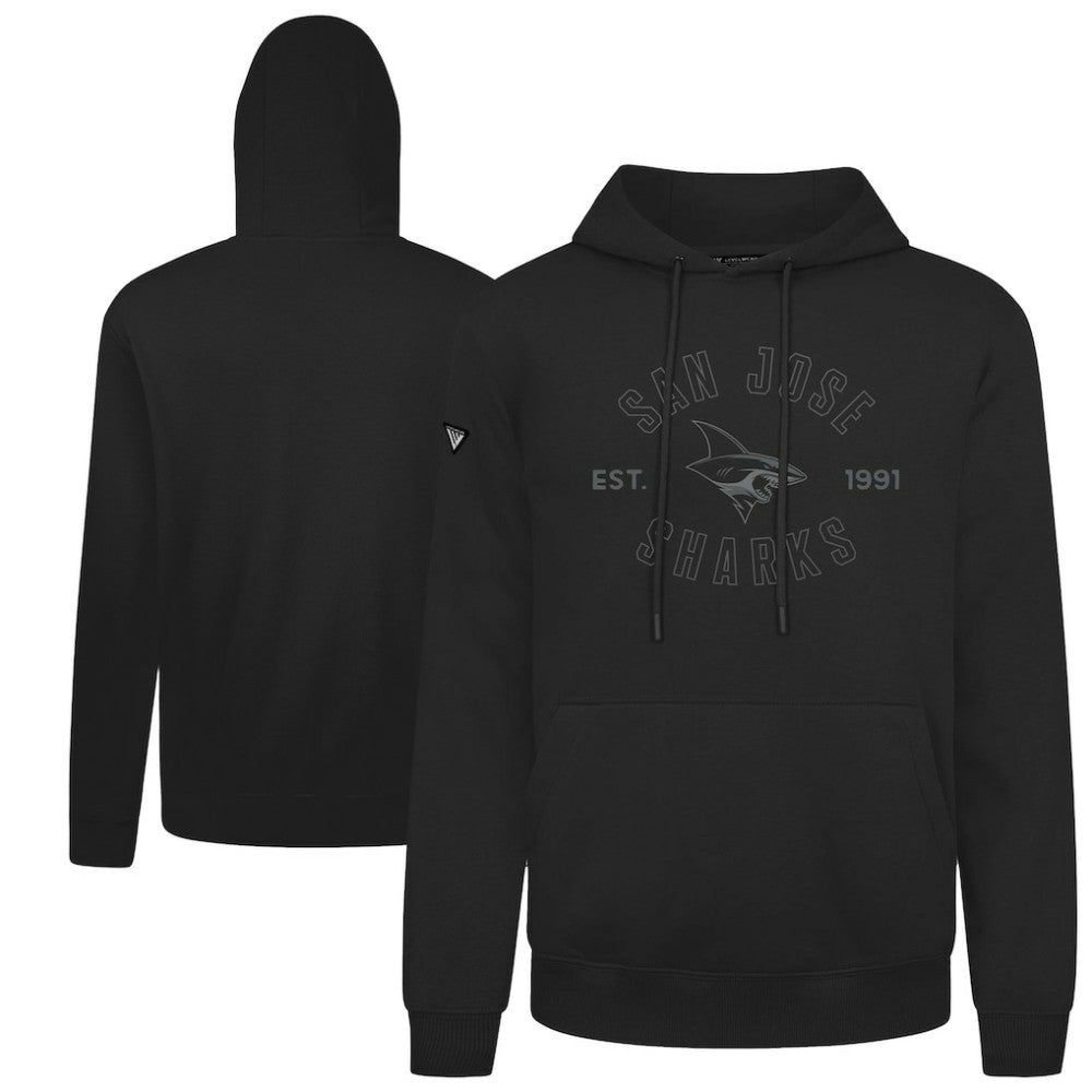 San Jose Sharks Levelwear Podium Abyssal Pullover Hoodie -  NHL Hoodies