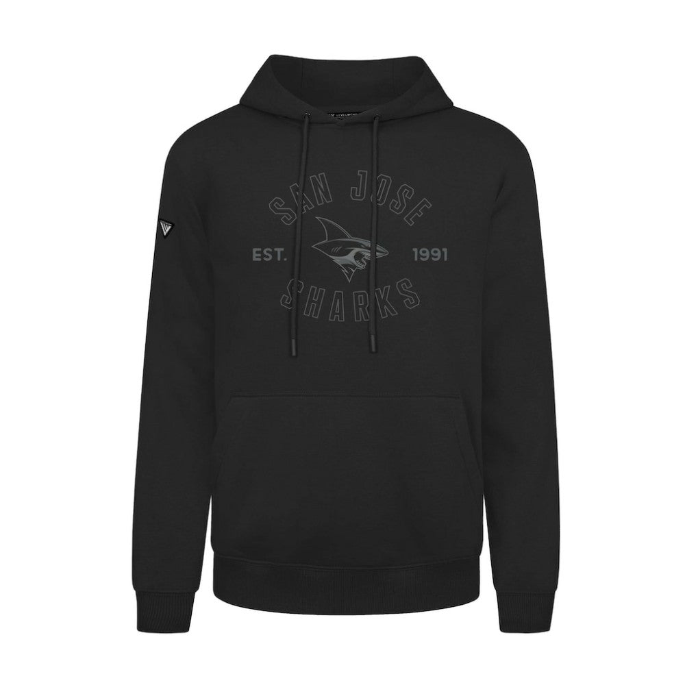 San Jose Sharks Levelwear Podium Abyssal Pullover Hoodie -  NHL Hoodies