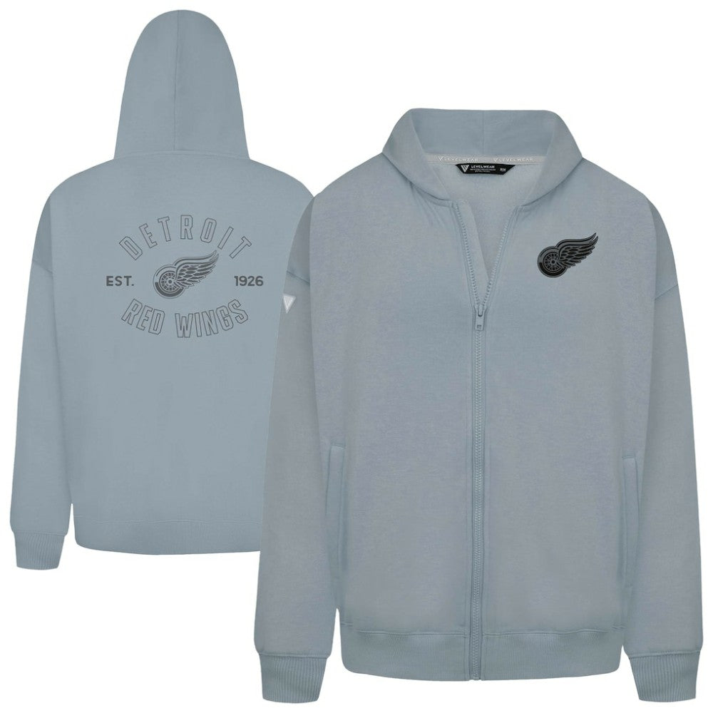 Detroit Red Wings Levelwear Uphill Abyssal Full-Zip Hoodie -  NHL Hoodies