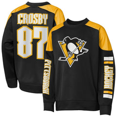 Sidney Crosby Pittsburgh Penguins Outerstuff Youth Best Defense Name & Number Crewneck Sweatshirt -  NHL Sweatshirts