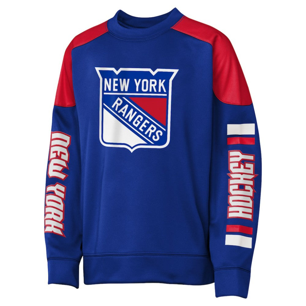 Igor Shesterkin New York Rangers Outerstuff Youth Best Defense Name & Number Crewneck Sweatshirt -  NHL Sweatshirts