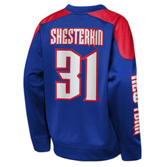 Igor Shesterkin New York Rangers Outerstuff Youth Best Defense Name & Number Crewneck Sweatshirt -  NHL Sweatshirts