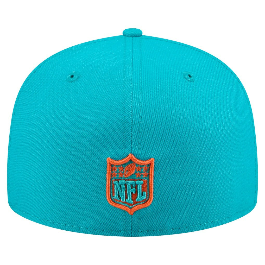 Miami Dolphins State Stitch 59FIFTY Fitted Hat | NFL Outlet