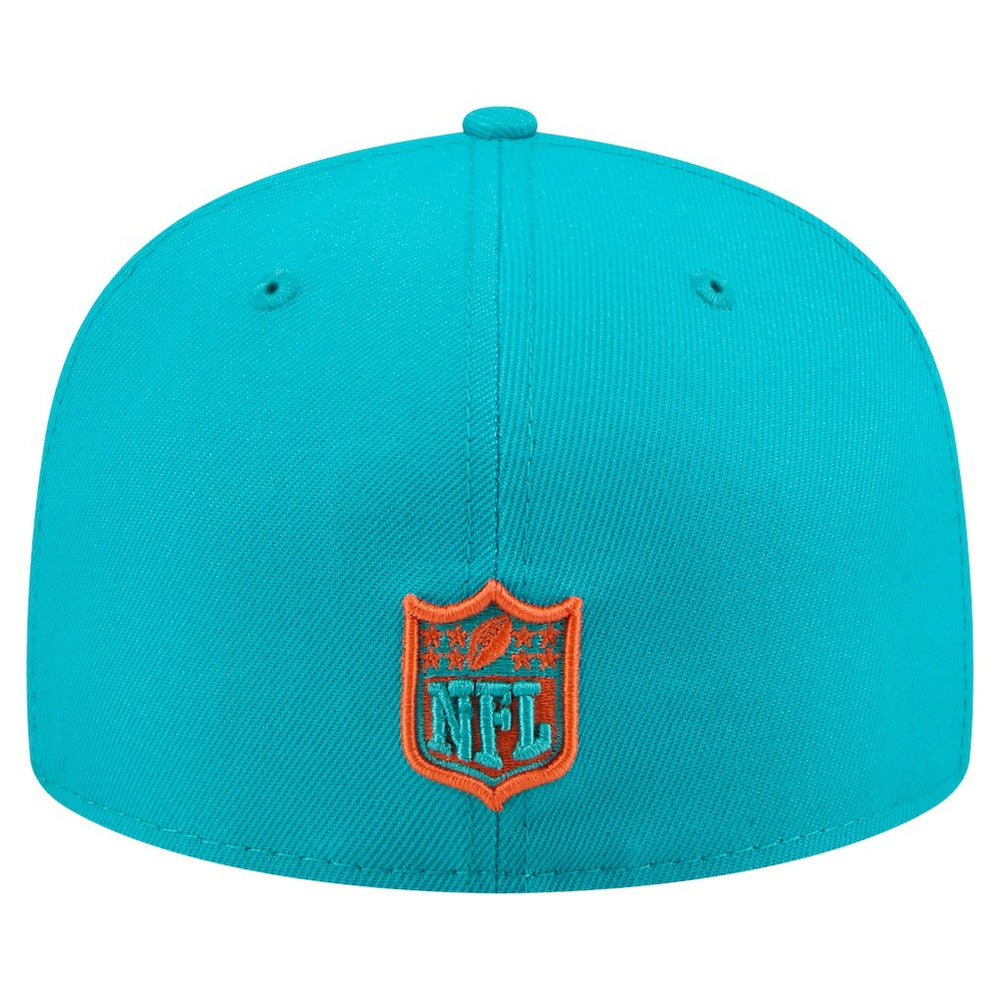 Miami Dolphins State Stitch 59FIFTY Fitted Hat | NFL Outlet