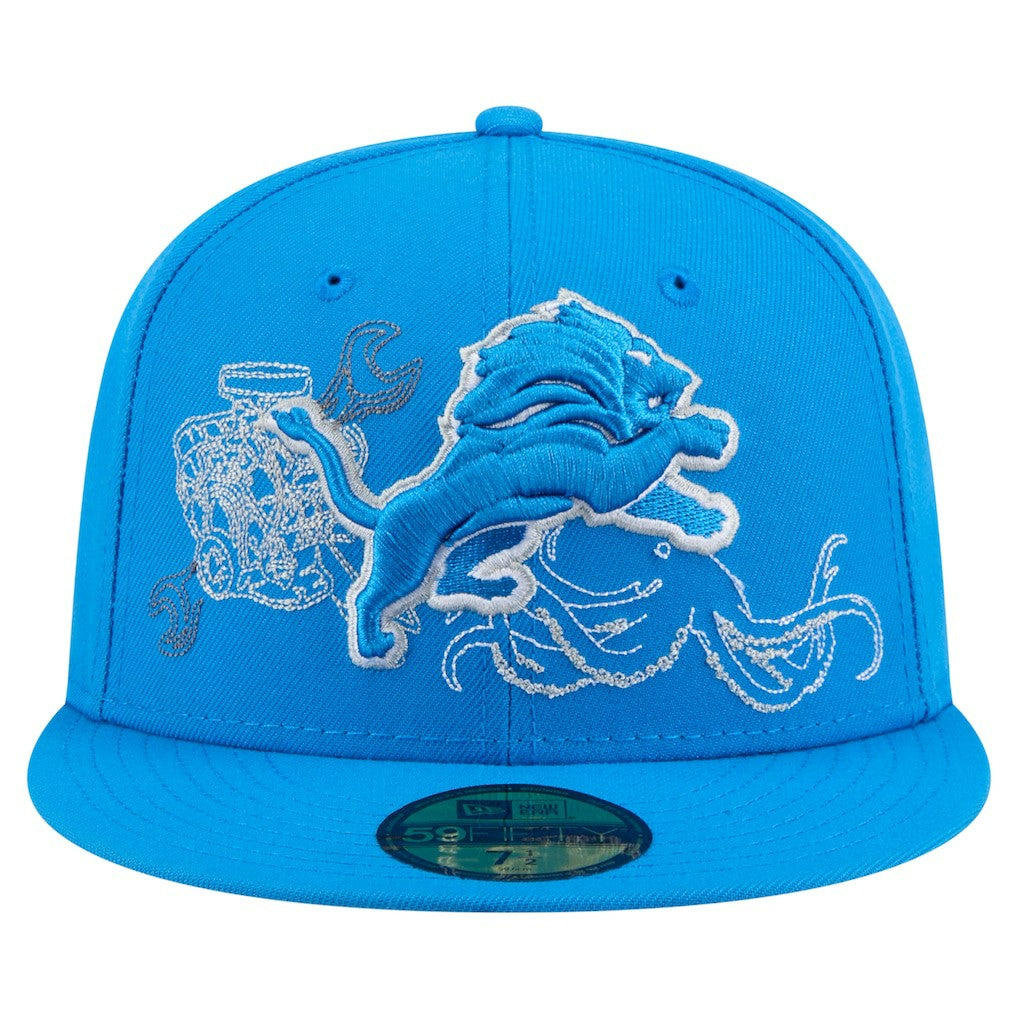 Detroit Lions State Stitch 59FIFTY Fitted Hat | NFL Near me
