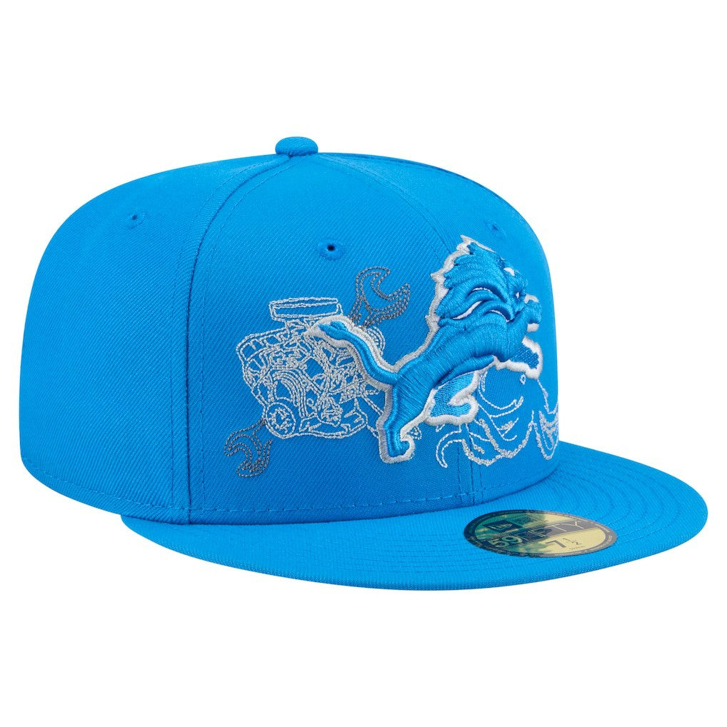 Detroit Lions State Stitch 59FIFTY Fitted Hat | NFL Near me