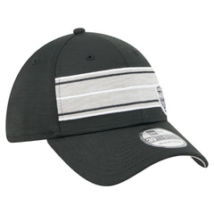 Las Vegas Raiders Stripes 39THIRTY Flex Hat | NFL Outlet