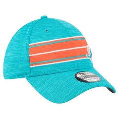 Miami Dolphins Stripes 39THIRTY Flex Hat | NFL New