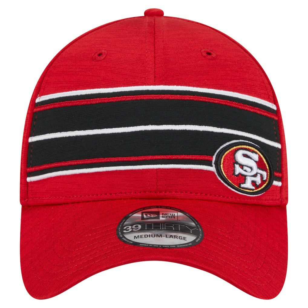 San Francisco 49ers Stripes 39THIRTY Flex Hat | NFL On sale