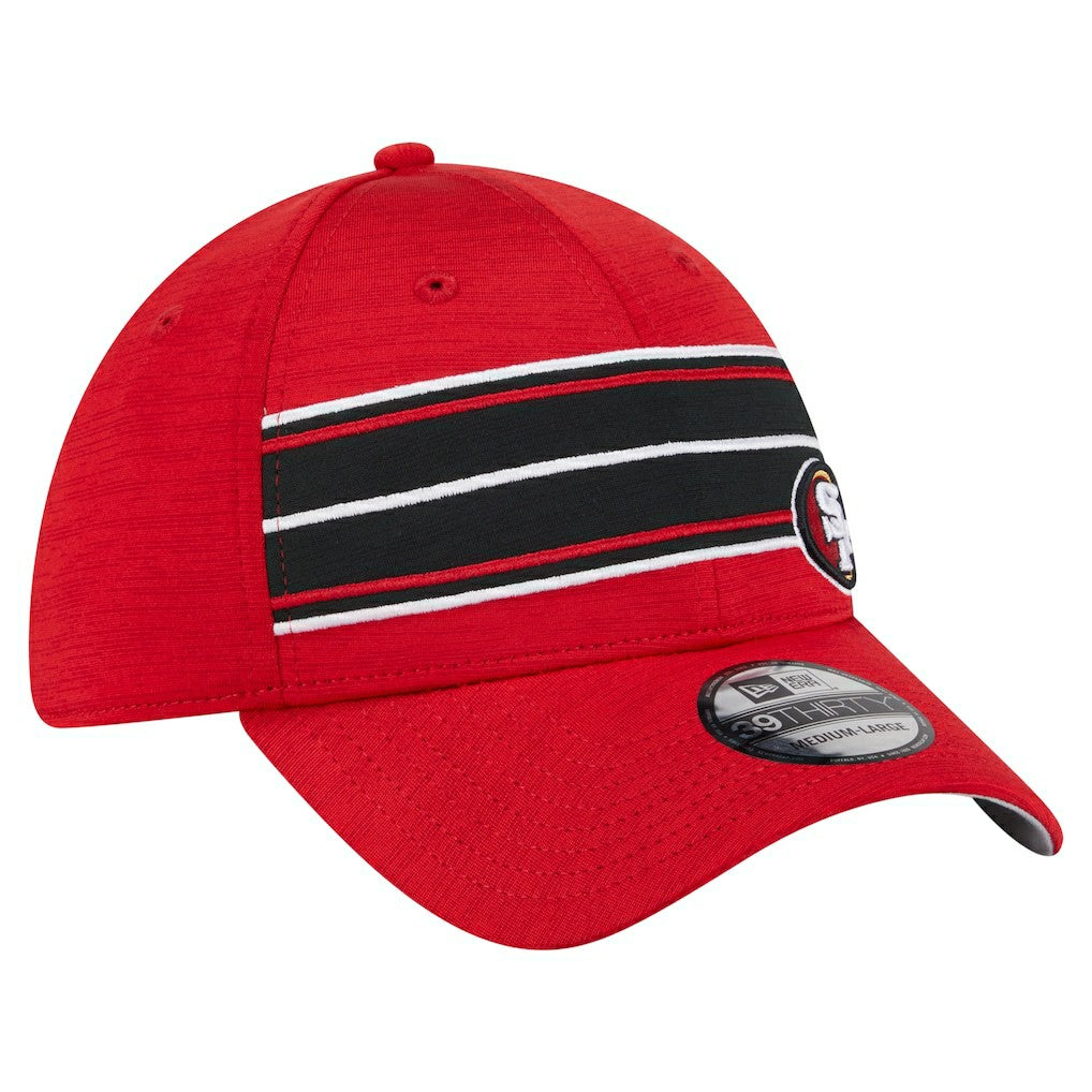 San Francisco 49ers Stripes 39THIRTY Flex Hat | NFL On sale